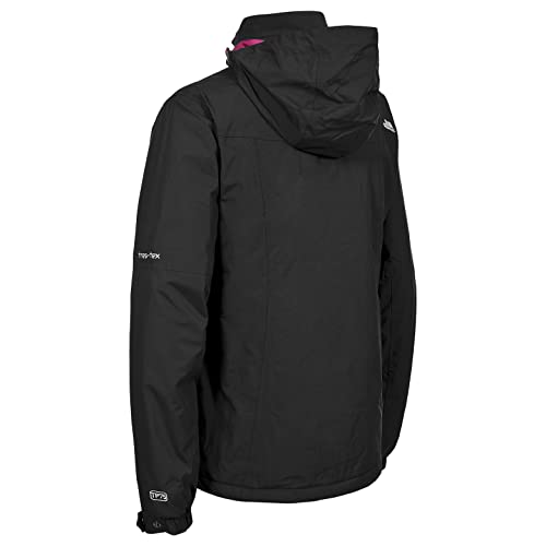 Malissa Womens Waterproof Jacket Windproof Breathable Ladies Rain Coat Blk #TOP1
