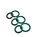 Green FKM Fluorine Rubber Sealing Gasket 2 4mm OD Oil Acid Alkali Heat Resistant for Industrial Use 6 300mm