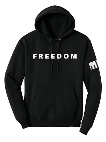 BestSyracuse Freedom Charlie Kirk Navy Hoodie Sweatshirt True Patriot RIP Memorial American Flag (US Alpha Medium Regular Regular Black)