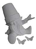 Cracked Pot Garden Gnome with Butterfly 9