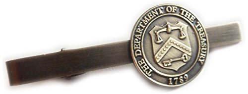 Department of the Treasury IRS Seal Tie Bar Clip