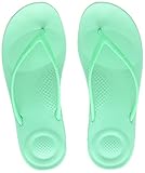 100 % TPU. Fitflop Damen IQUSHION FLIP FLOP - SOLID Flipflop, Jade Cream, 42 EU