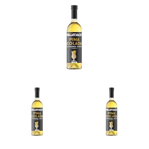 Image of Fruitaco Pina Colada Syrup: Perfect Mixer For Enhancing Mocktails & Cocktails, Drinks, And Mojitos At Parties, Conveniently Packaged In A 750Ml Bottle For All Your Mixing Needs (Pack of 3)