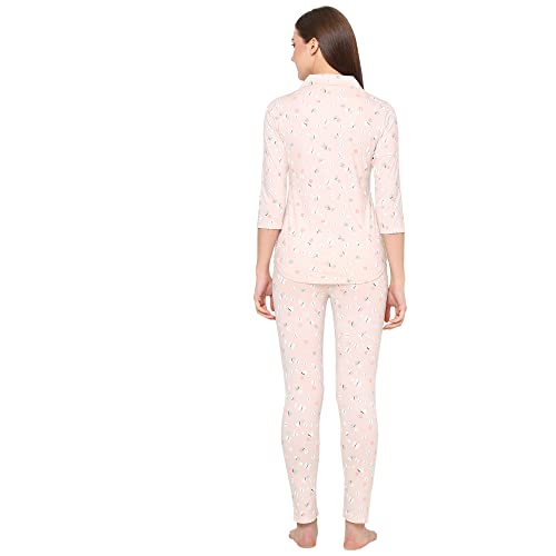 Image of Sweet Dreams Women's Cotton Printed Night Suit Set