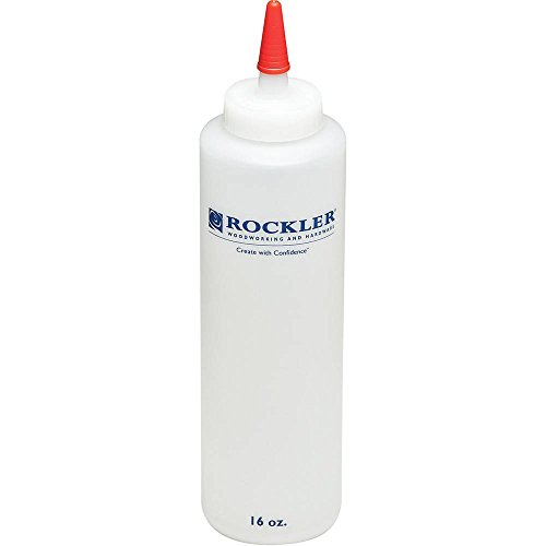 Standard 16 oz Refillable Glue Bottles w/Standard Glue Applicator Tips for Bottles Clog-Free Customizable Flow Durable Easy-to-Clean Woodworking Accessories for Precision