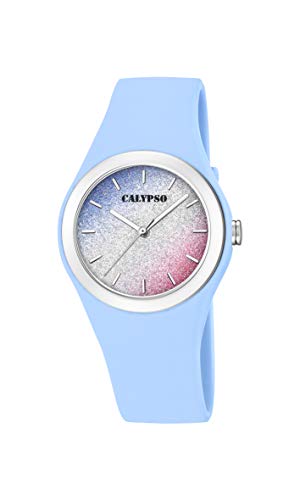 Preisvergleich Produktbild Calypso Damen Analog Quarz Uhr mit Silikon Armband K5754 / 4