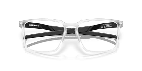 Image of Oakley mens Ox8055 Exchange Rectangular Prescription Eyewear Frames
