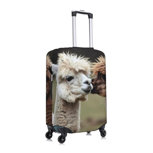 Travel Luggage Cover Fashion Suitcase Protector Funny Alpaca Spandex Baggage Covers Washable Suitcase Covers Anti-Scratch Luggage Cover Protectors Fits 18-32 Inch Suitcases X-Large2