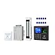 ReaIOKbii 125KHz RFID EM ID Keypad Stand-Alone Door Control System Kit mit 180kg/350lbs Elektrisches Magnetschloss, Ausgangsknopf, RFID Schlüsselanhänger 10pcs, Stromversorgung
