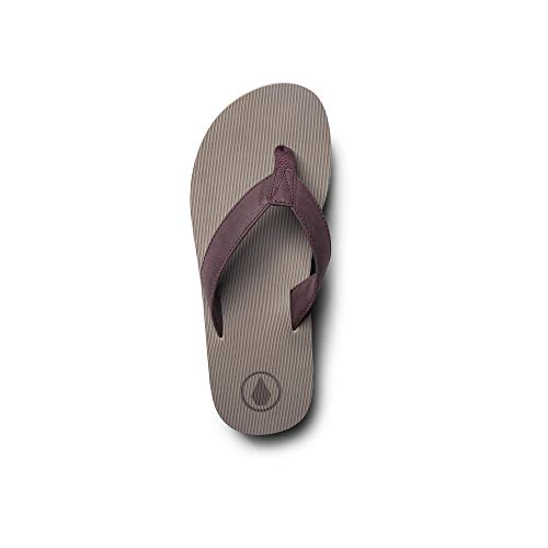 Image of Volcom Men's Victor Sandals - Water-friendly Flip Flops With Comfort Foam Footbed