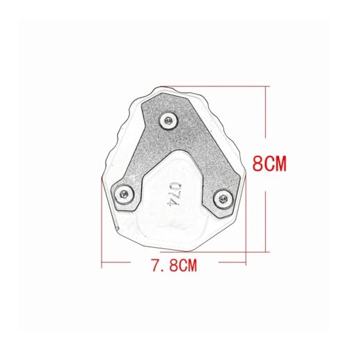 Plaque de protection CB500X extension de béquille alu noir