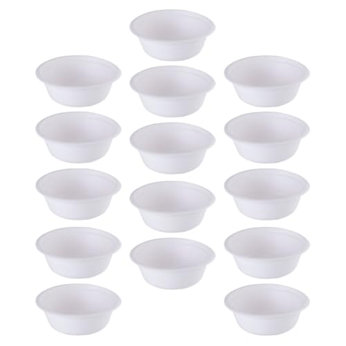 Cuencos de papel blanco absorbentes para manualidades escolares y pintura infantil Housoutil 2