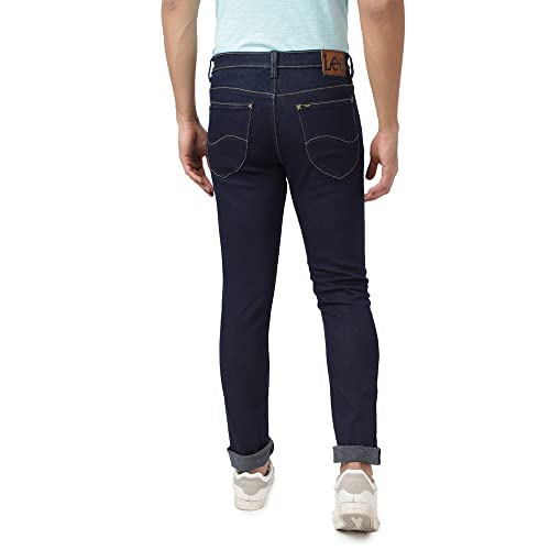 Image of Lee Men's Bruce Skinny Fit Mid-Rise Jeans