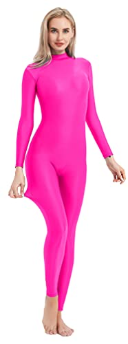 Image of speerise Women Bodysuit Rompers Long Sleeve Jumpsuits Leotards One Piece Tummy Control Yoga Workout Outfits