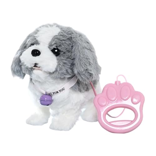 TWTCZOZ Juguete Electrónico Interactivo para Pasear Perros. Bonito Juguete Eléctrico, Gris Blanco TWTCZOZ Juguete Electrónico Interactivo para Pasear Perros. Bonito Juguete Eléctrico, Gris Blanco