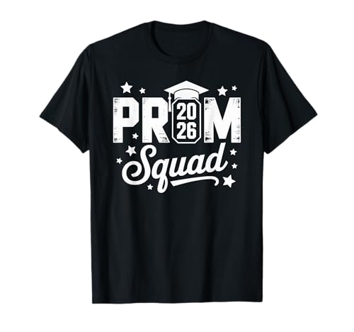 Prom Squad 2026 Graduate Funny Prom Class of 2026 T-Shirt