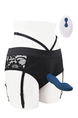 Gender X Snuggle Up Dual Motor Strap On Vibe W-Harness - Blue