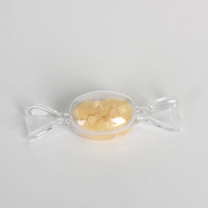 Namzi 2 Pieces of Natural Yellow Crystal Stone Imitation Candy raw Stone Ornaments, Desktop Decoration DIY Gifts, handicrafts, Gift Ornaments