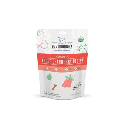 Dog Mamma's Organic Apple Cranberry Dog Treats