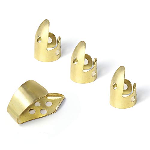 Doigts de Guitare 3 Doigts D’Index + 1 Pouce RéGlable en MéTal Pick de Style de Doigt Protecteur de Doigt - Les Beatles, Paul McCartney, John Lennon, RIngo Starr, George Harrison Doigts de Guitare 3 Doigts D'Index + 1 Pouce RéGlable en MéTal Pick de Style de Doigt Protecteur de Doigt – Image 7