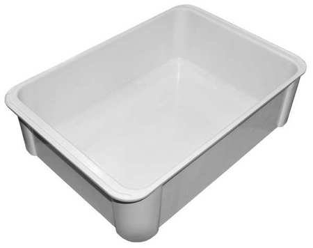 Stack Container, 16-1/2x11-3/5x4-5/8, Wht