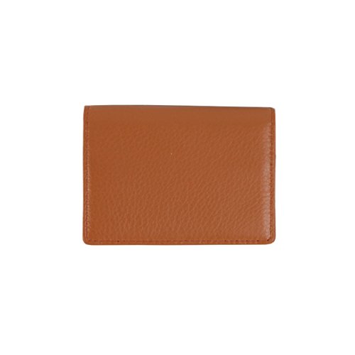 Genuine Leather Cowhide Business Multi Card Wallet (Brown)
