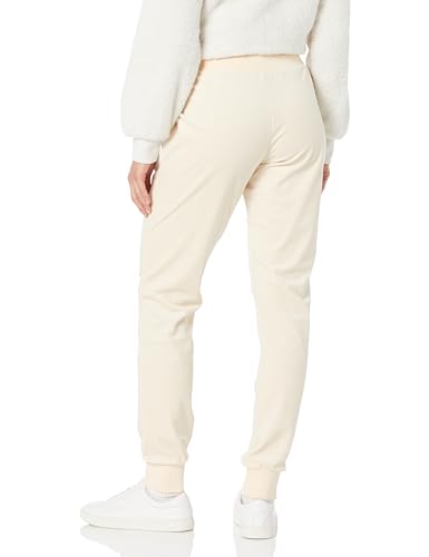 GUESS Calça jogger feminina Couture, Blush de baunilha, M