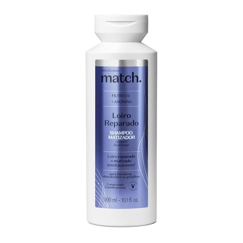 Shampoo Matizador Match Loiro Reparado 300ml