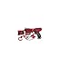 Villa Giocattoli-9970 Set Soft Bullet Gun, Colore Nero e Rosso, 9970