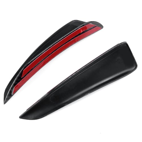 ノーブランド品 For Mercedes for Benz A Class W177 A180 A200 A220 A250 Pair Front Bumper Outer Side Splitter Canard Trim for AMG 2019-20