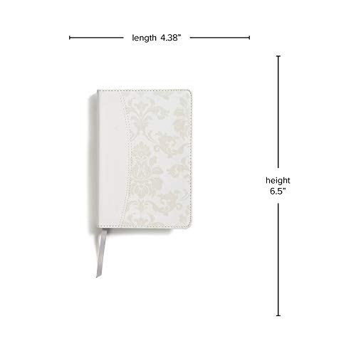 Image of CSB Bride's Bible, White LeatherTouch, Red Letter, Presentation Page, Elagent Design, Gift, Keepsake, Easy-to-Read Bible Serif Type