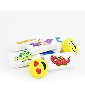 Art Pencil Erasers for Kids, 8 Pack Soft Durable Flexible Erasers for Art, Office, School Use