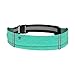 Rooyar Reflective Running Belt Elastic Waist Pack Phone Holder Running Waist Bag with Headphone Hole for Walking Cycling Hiking