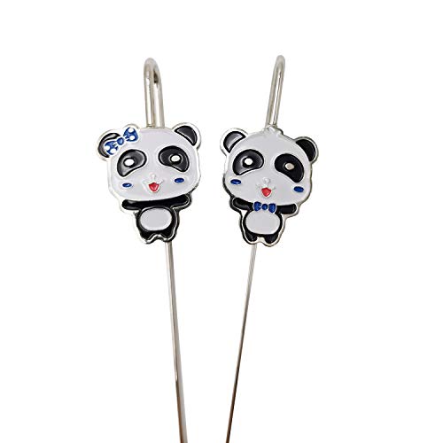 2 marque-pages en métal en forme de panda (Happy Panda) Cover