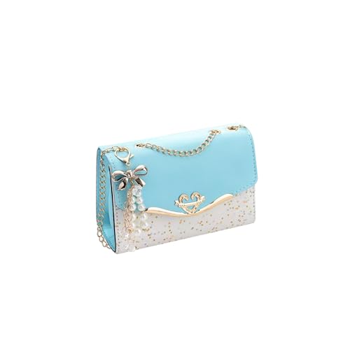 Image of CORIOS Elegant Shoulder Bag for Women - PU Leather Handbag with Sequin Crossbody & Messenger Bag Styles