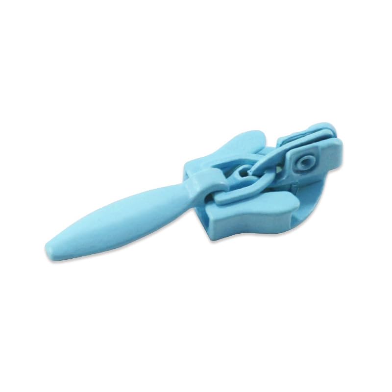 Tirador de cremallera fijo, 20 piezas 3# Extractor deslizante de cremallera de metal invisible Herramienta de costura DIY Kit de reparación de cremallera Funda de almohada de repuesto Vestido Cabeza d