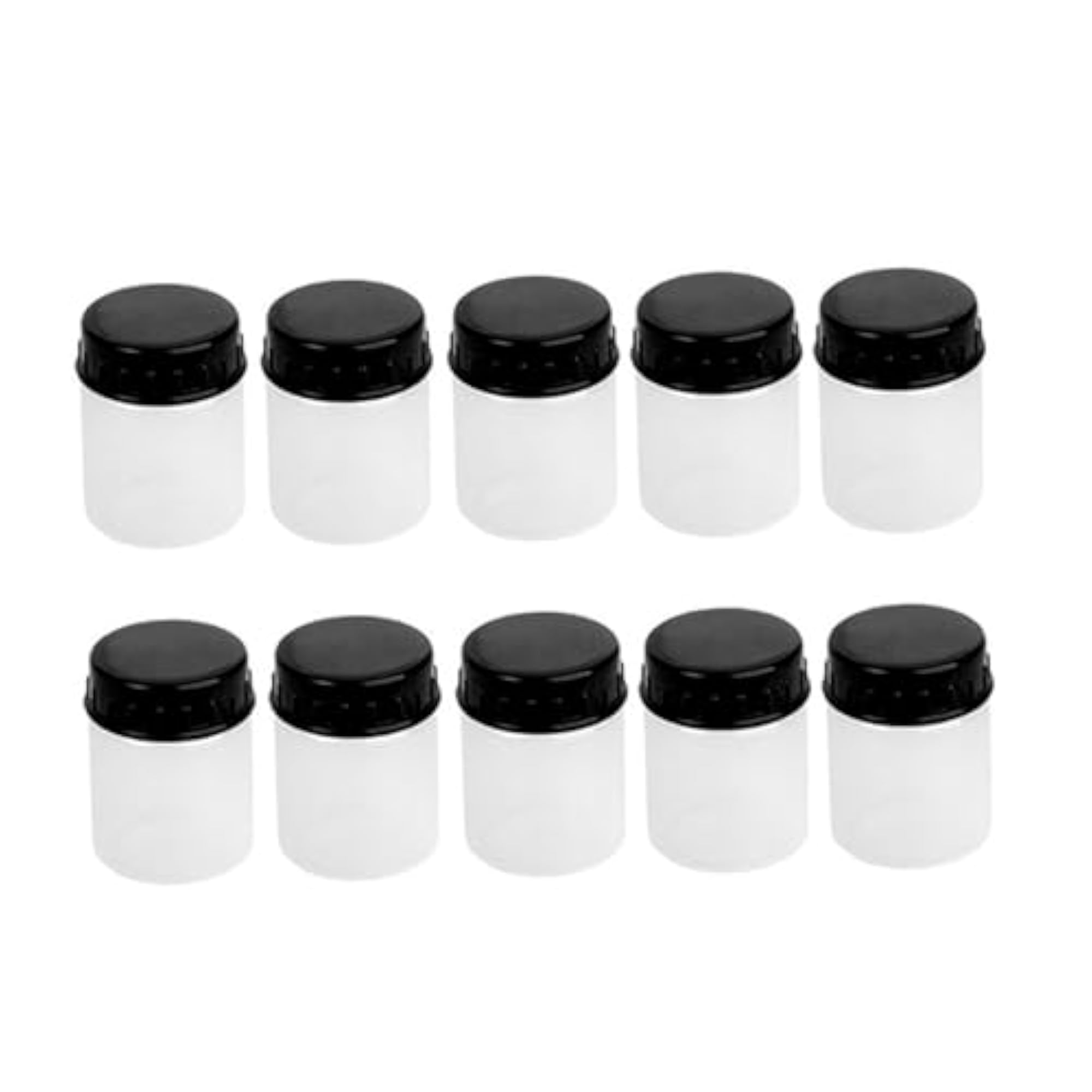 10X Airbrush Paint Bottle Jars Multipurpose No Leakage