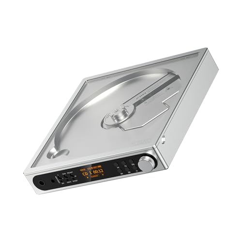 FiiO DM15 CD Player with 24Bit R2R DAC (Silver)