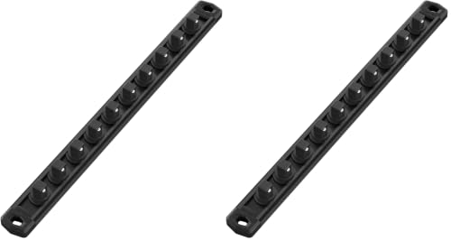 Image of WORKPRO Magnetic Socket Organizer, Heavy Duty 3 /8-Inch Drive Socket Rail (Pack of 2)