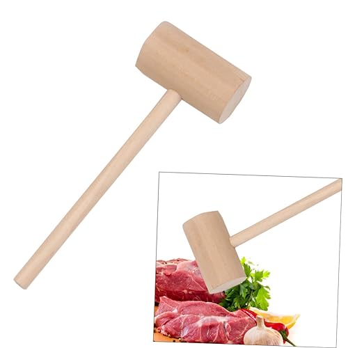 COHEALI 60 Peças De Madeira Mini Biscoitos De Comida Natural Kidcraft Playset Mini Martelo Martelo D