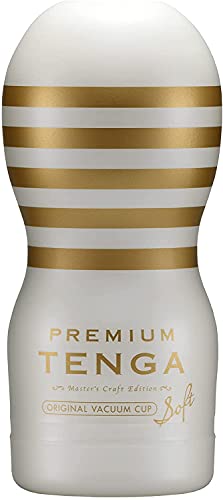 TENGA PREMIUM ORIGINAL VACUUM CUP GENTLE White contre hypersensibilité