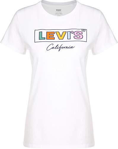 Preisvergleich Produktbild Levis Damen Logo T-Shirt White Rainbow XS