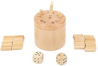 Small Foot 11365 Dice Super Six, a Logic 2-6 People, Parlour Game for The Whole Family, 39 Pieces Toys, Multicolored, Einzelpack