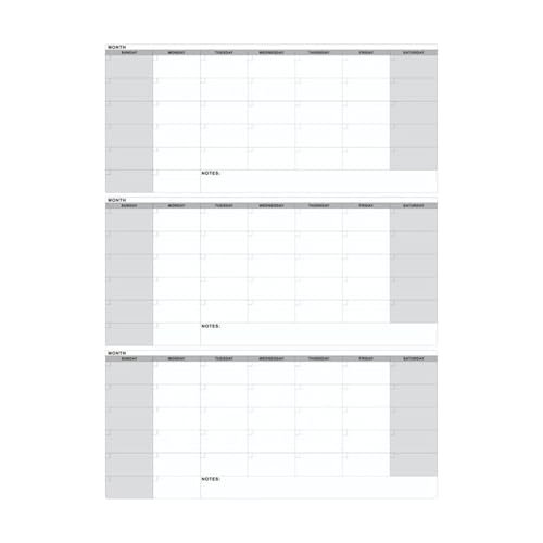 Calendario de borrado en seco de 62 pulgadas para organizar tus tareas y optimizar tu tiempo