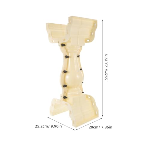Moule en plastique solide 59x20 cm pour colonne et bordure extérieure