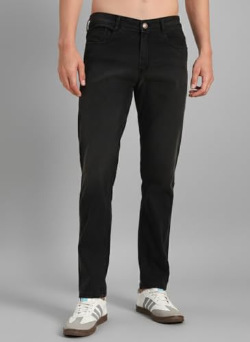 Image of Vogaan Regular Fit Stretchable Jeans for Men | Men's Stylish Denim Cotton Pants