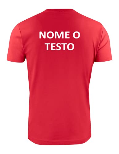 ZULLO WORKWEAR T-Shirt Uomo Rossa da Lavoro