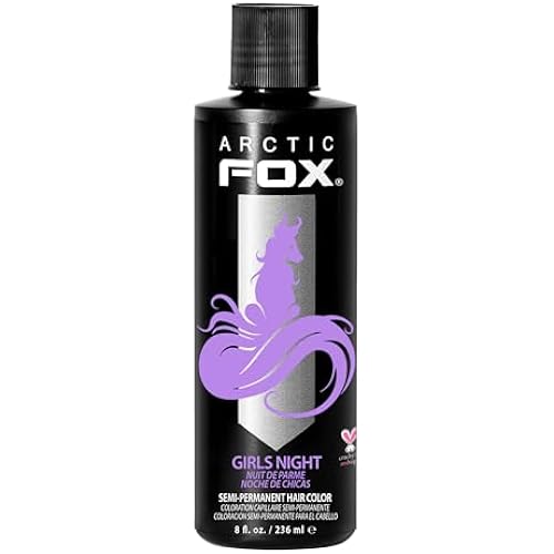 ARCTIC FOX Girls Night Semi-Permanent Hair Dye - Cruelty-Free - 8 fl oz
