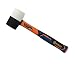 TopBuilt 16 Ounce Black and White Rubber Mallet with Fiberglass Handle 25056