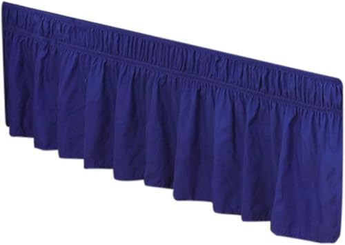 Cubre Canape Sábana con Cenefa for Cama, Falda De Tamaño Queen, Camisa Azul, Sin Superficie Elástica Individual Easy/Easy(B)